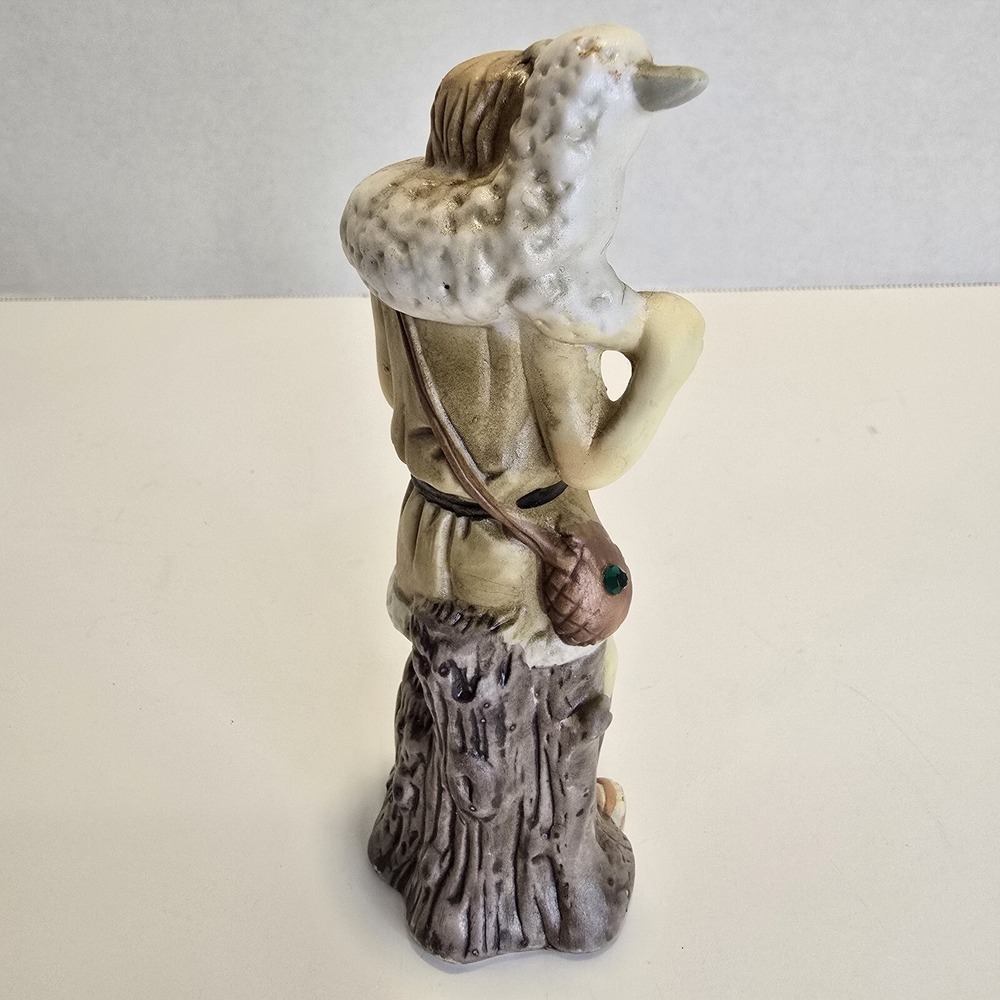 Nativity Set Porcelain Shepherd Boy Figure Replacement Part Vintage - Picture 3 of 8